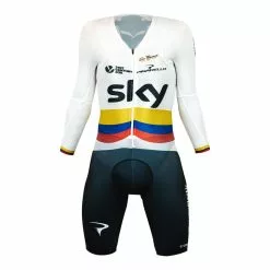Castelli Body Paint 4.2 SS Columbian National Champ Speed Suit - Team SKY