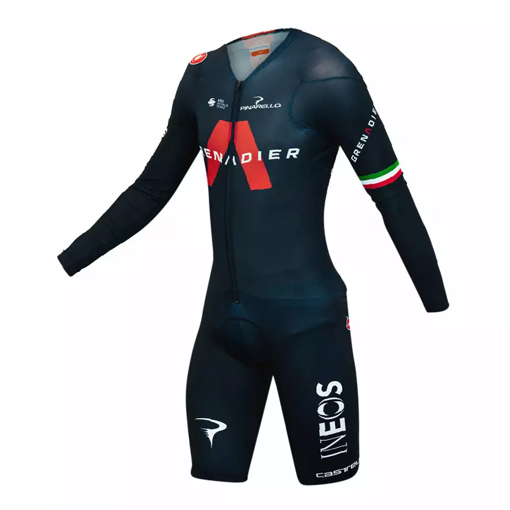 Castelli Body Paint 4.X LS Former Italian Champion G. Moscon Speed Suit - Ineos Grenadiers