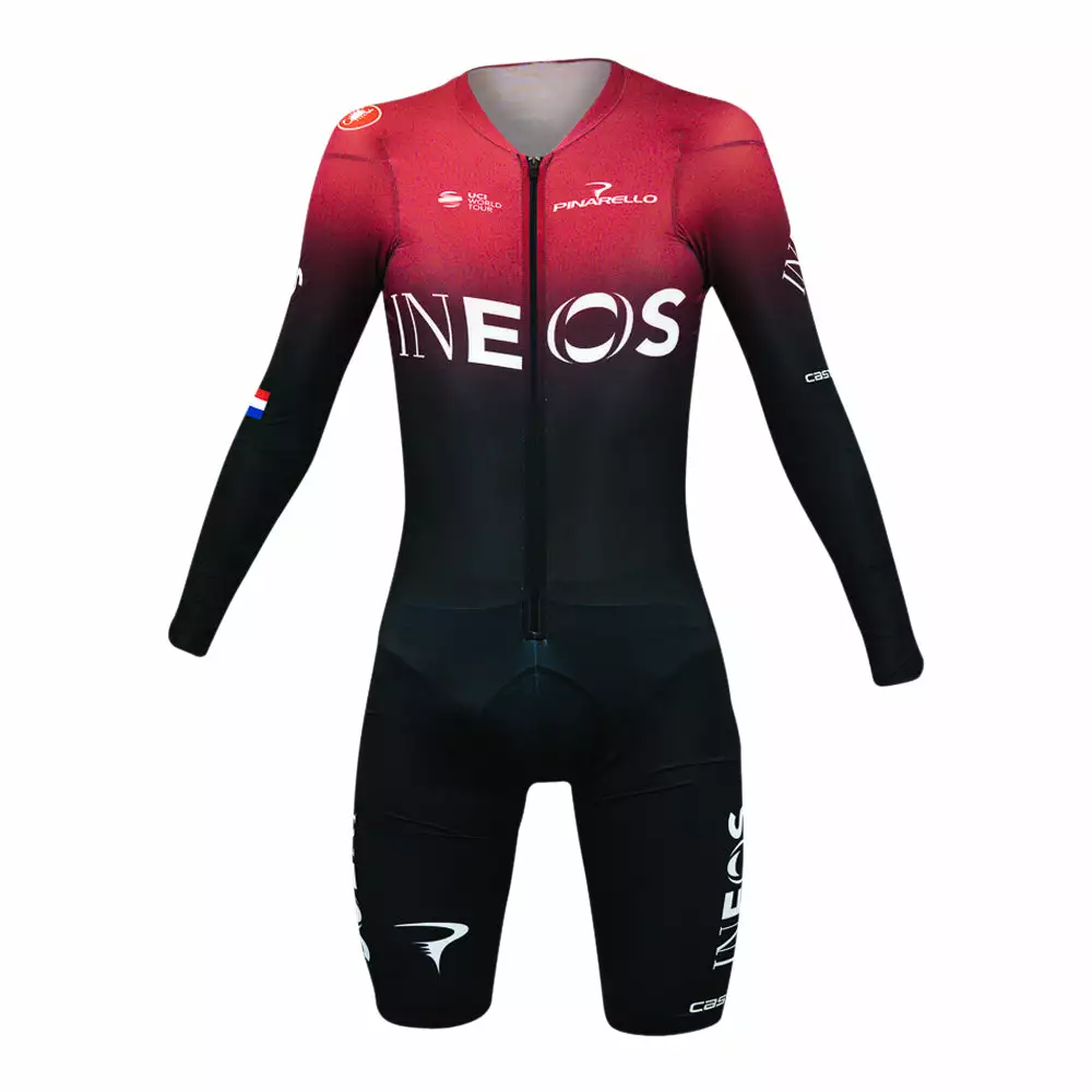 Castelli Body Paint 4 - D. Van Baarle - Former National Champion Speed Suit - Team Ineos