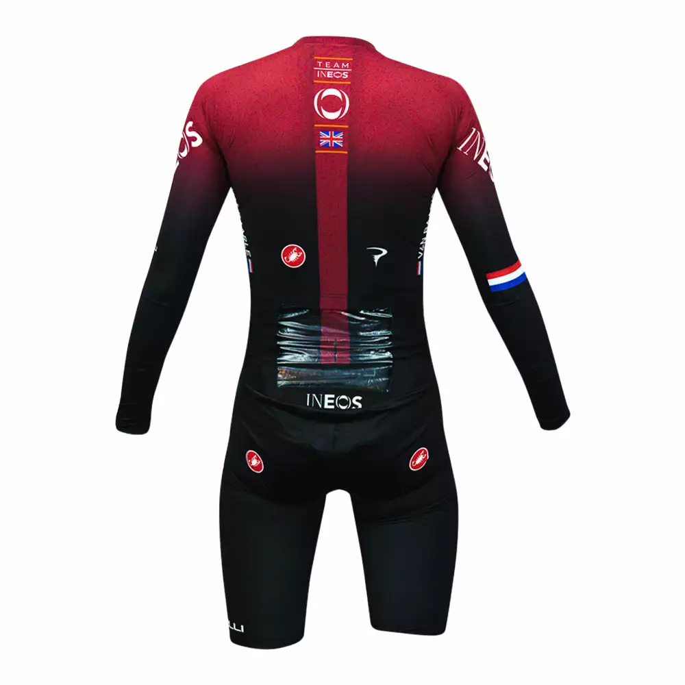 Castelli Body Paint 4 - D. Van Baarle - Former National Champion Speed Suit - Team Ineos - Billede 2