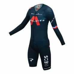 Castelli Body Paint 4.X LS Former British ITT Champion G. Thomas Speed Suit - Ineos Grenadiers