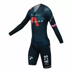 Castelli Body Paint 4.X LS Former British ITT Champion G. Thomas Speed Suit - Ineos Grenadiers