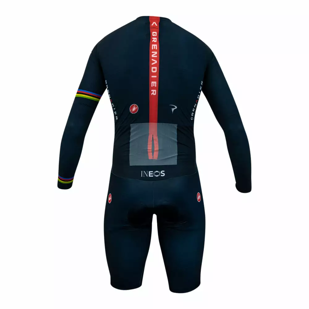 Castelli Bolero Speedsuit LS - Former World Champ - R. Dennis - Team Ineos Grenadiers - Billede 3