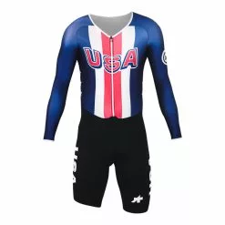 Assos Long Sleeve Skinsuit - USA Cycling