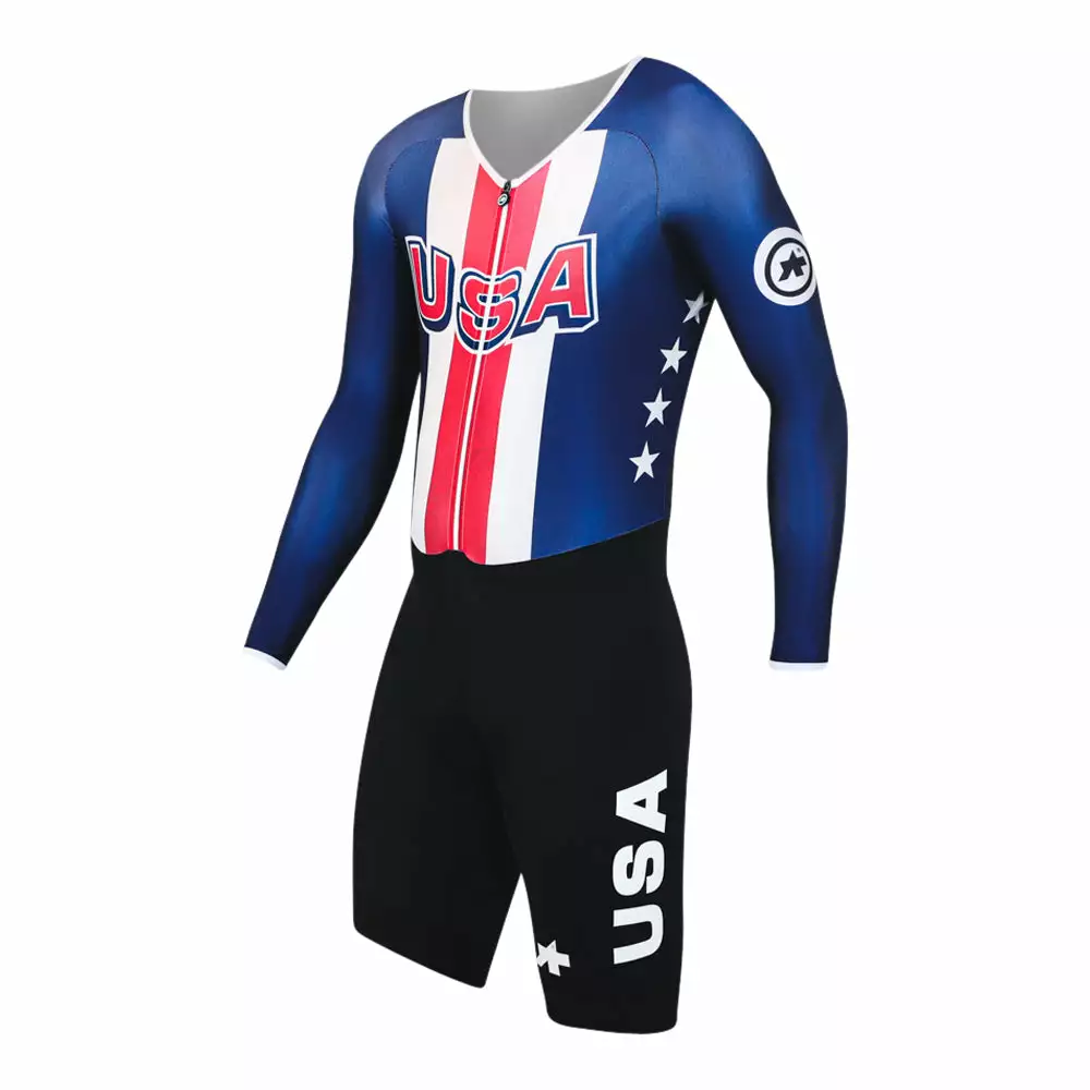 Assos Long Sleeve Skinsuit - USA Cycling - Billede 2