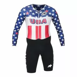 Assos Long Sleeve Skinsuit - USA Cycling - National Champion