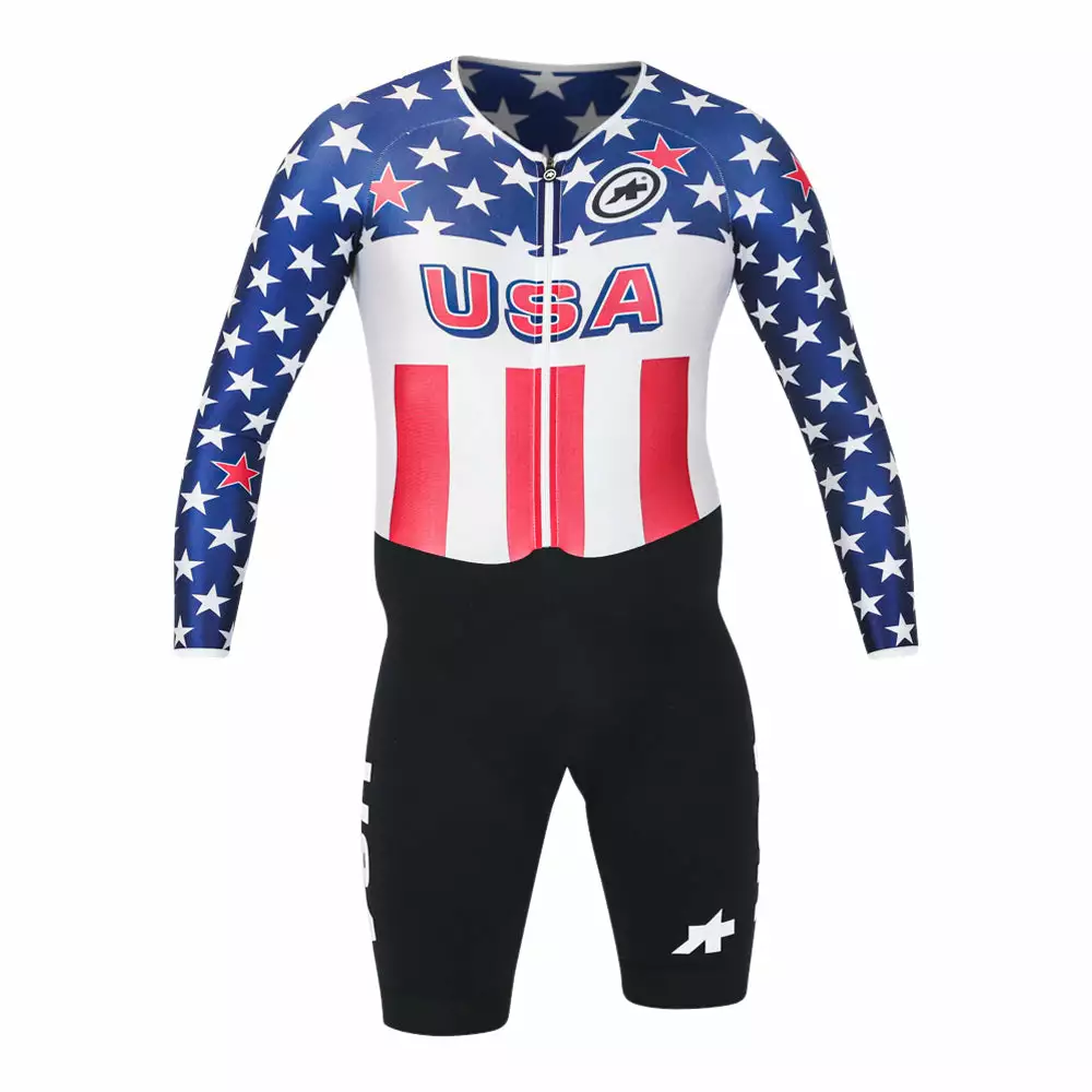 Assos Long Sleeve Skinsuit - USA Cycling - National Champion