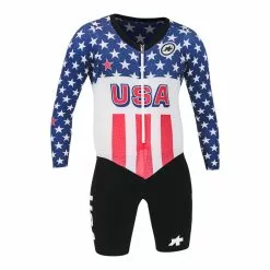 Assos Speedfire LS Skinsuit - USA Cycling - National Champion