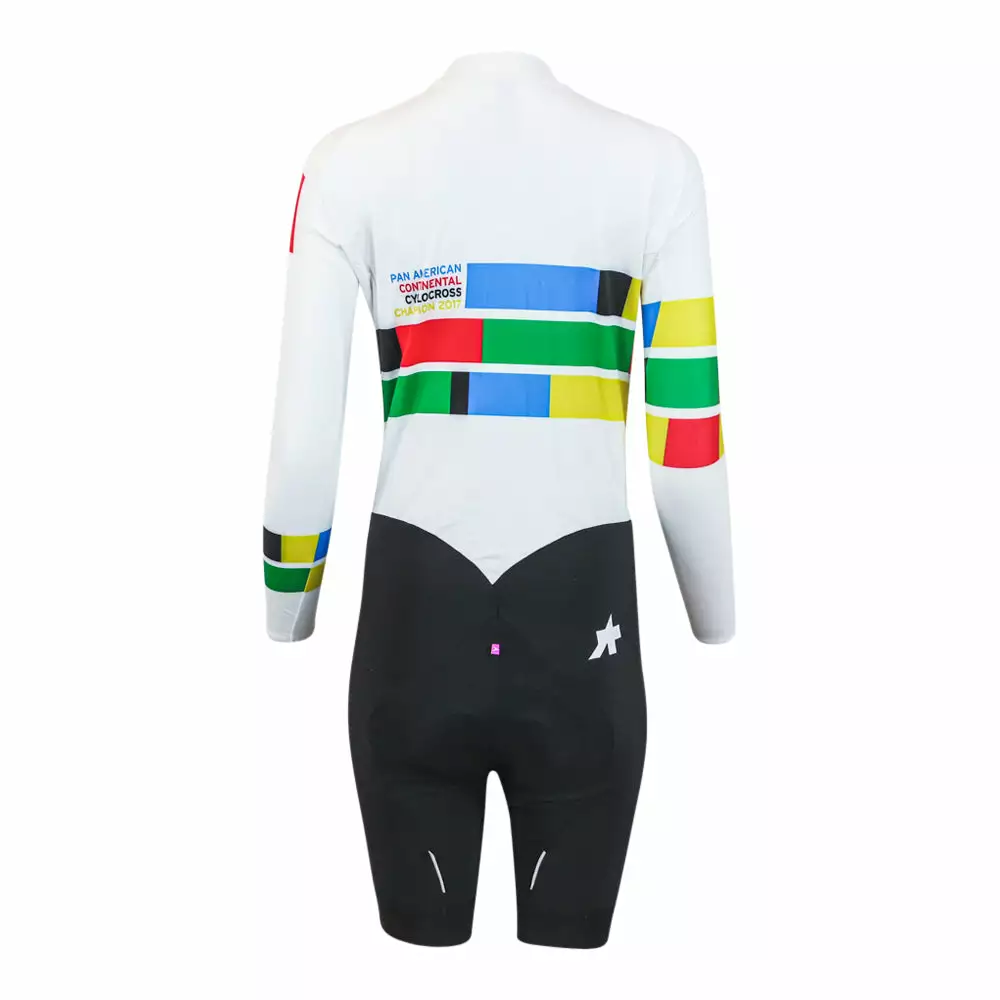 Assos Long Sleeve Women Skinsuit - USA Cycling - Pan American Conti. Cyclocross Champion 2017 - Billede 3