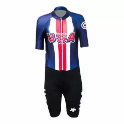 Assos Short Sleeve Skinsuit - USA Cycling