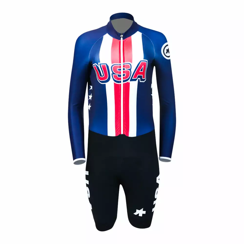 Assos Long Sleeve Women Skinsuit - USA Cycling