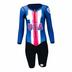 Assos Feno 20.20 Long Sleeve Women Skinsuit - USA Cycling