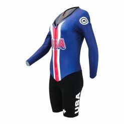 Assos Speedfire LS Women Lightweight Skinsuit - USA Cycling
