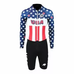 Assos Long Sleeve Skinsuit - USA Cycling - National Champion