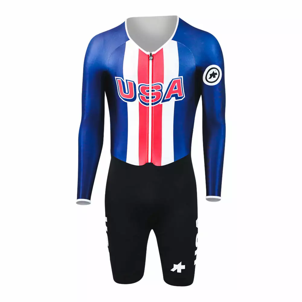Assos Long Sleeve Skinsuit - USA Cycling