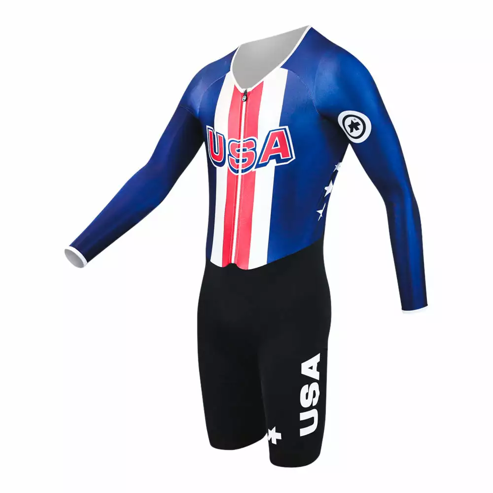 Assos Long Sleeve Skinsuit - USA Cycling - Billede 2
