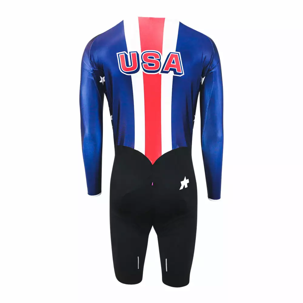 Assos Long Sleeve Skinsuit - USA Cycling - Billede 3