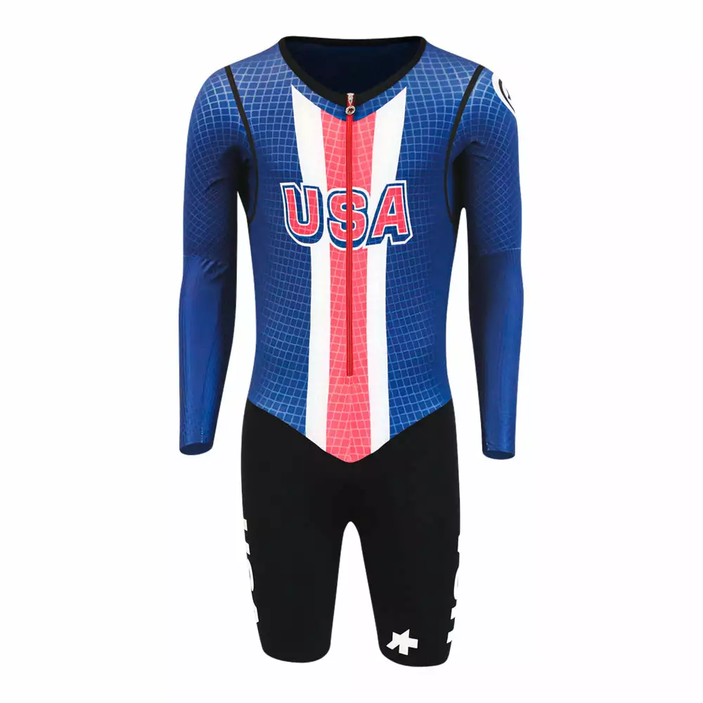 Assos Feno 20.20 LS Skinsuit - USA Cycling
