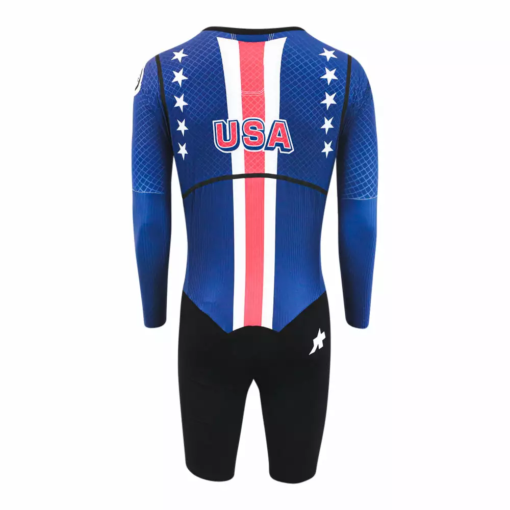Assos Feno 20.20 LS Skinsuit - USA Cycling - Billede 3