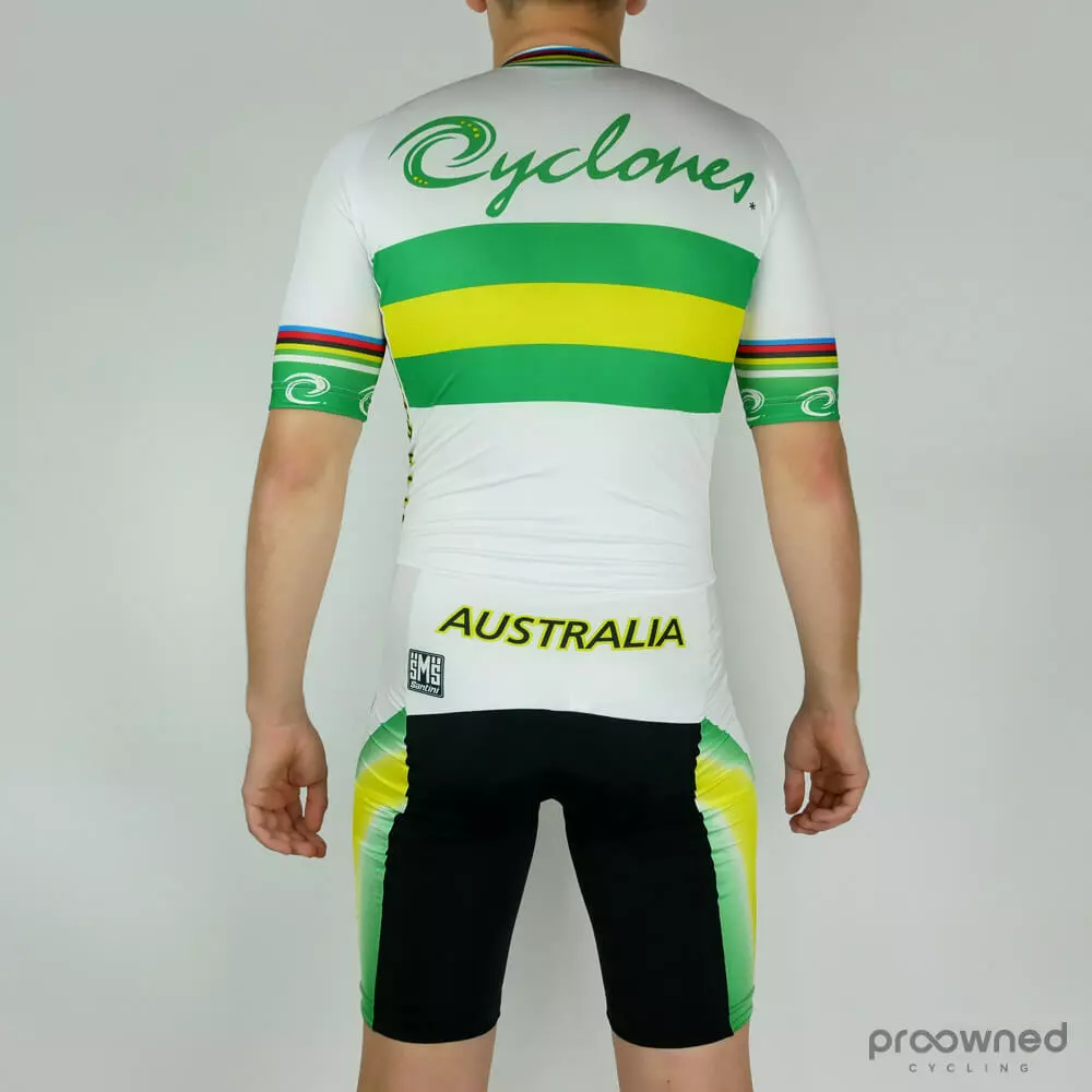 Santini SS Skinsuit - World Champion Stripes - Australian National Team - Billede 3
