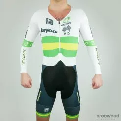 Santini LS Skinsuit - Anatomic Intech Gel - Australian National Team