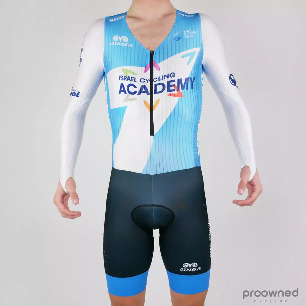Jinga Long Sleeve Skin Suit - Israel Cycling Academy