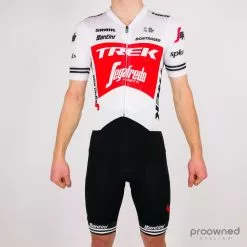 Santini SS Iron Speedsuit - White - Trek-Segafredo