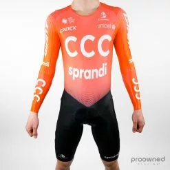 Etxeondo Long Sleeve Skin Suit - Matteo Trentin - Team CCC