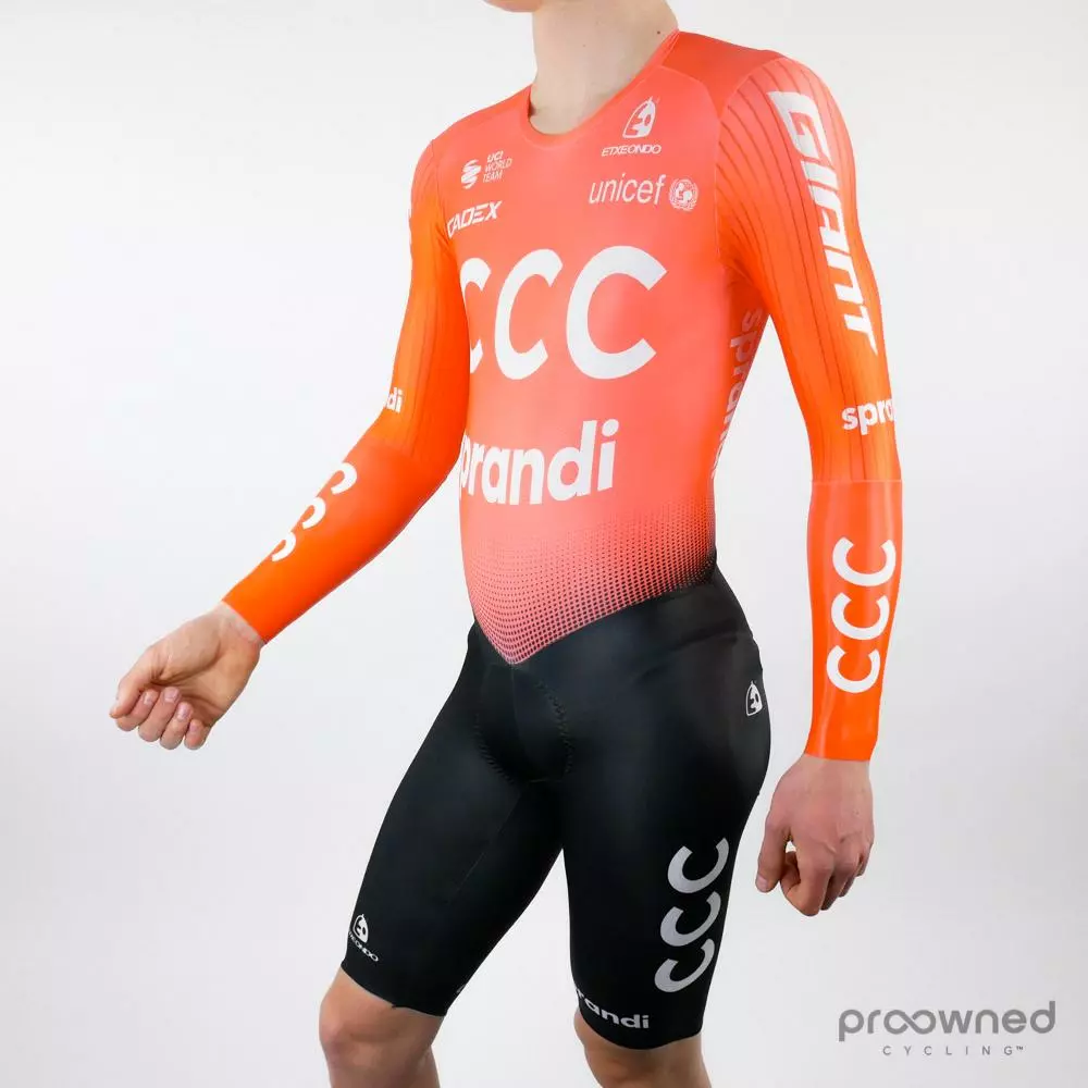 Etxeondo Long Sleeve Skin Suit - Matteo Trentin - Team CCC - Billede 2