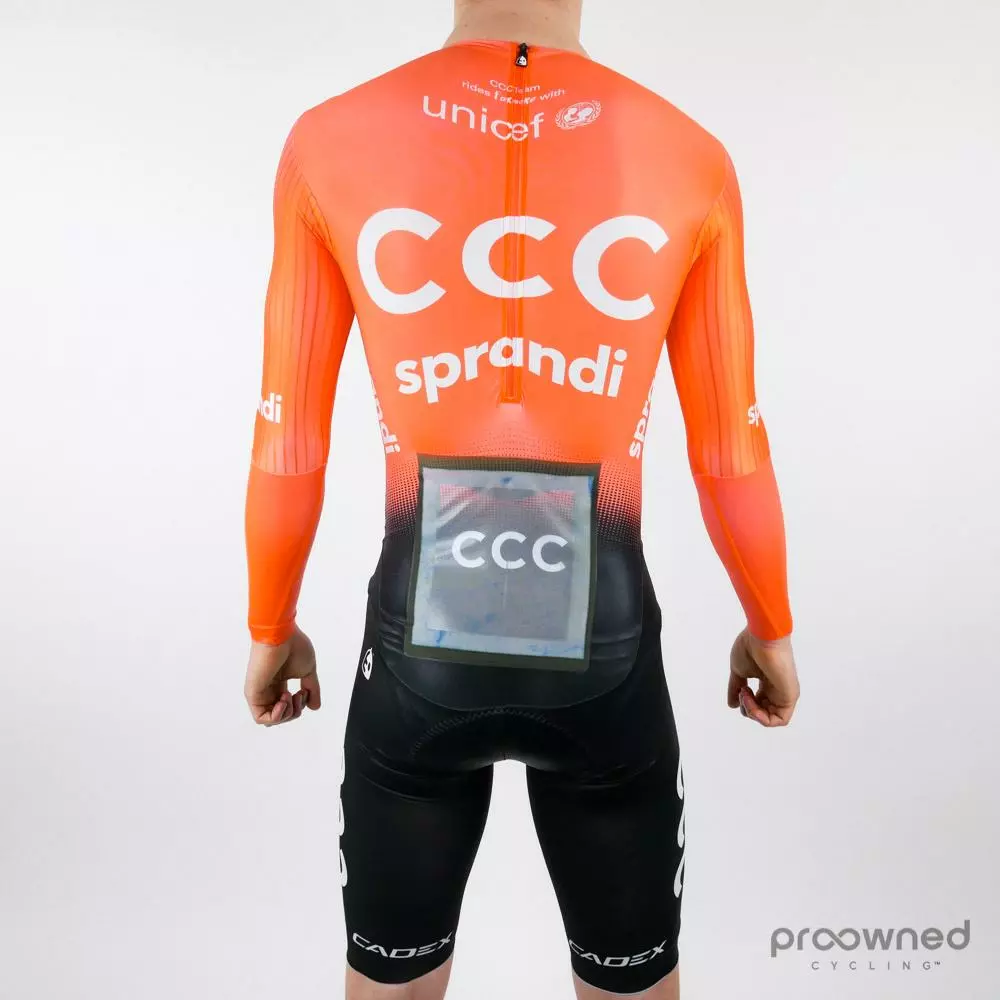 Etxeondo Long Sleeve Skin Suit - Team CCC - Billede 3