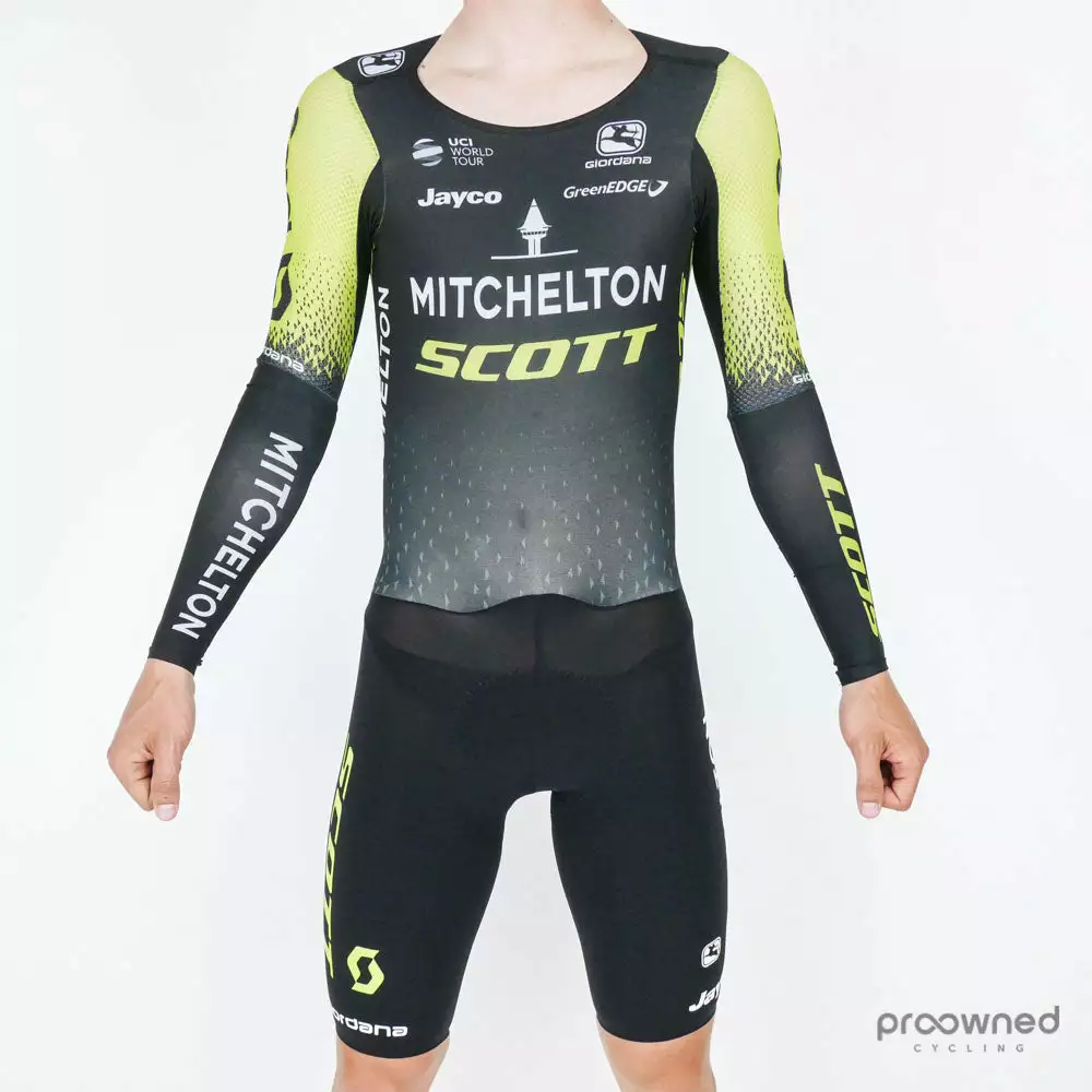 Giordana NXG Long Sleeve Skinsuit - Mitchelton-Scott
