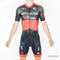 Giordana FR-C Pro Doppio Short Sleeve Speedsuit - Chinese Champion - Mitchelton-Scott Continental