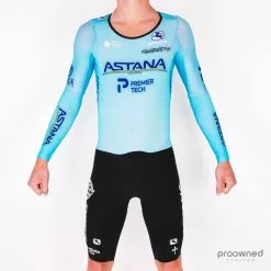Giordana Long Sleeve Skinsuit - Team Astana