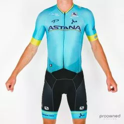 Giordana Doppio Short Sleeve Speedsuit - Team Astana