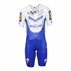 Vermarc Short Sleeve Skinsuit - Deceuninck Quick-Step