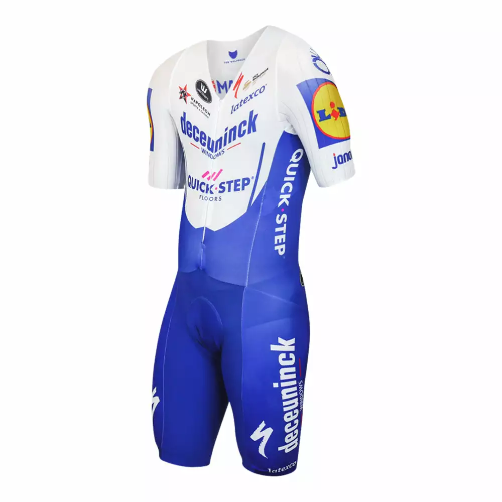 Vermarc Short Sleeve Skinsuit - Deceuninck Quick-Step - Billede 2