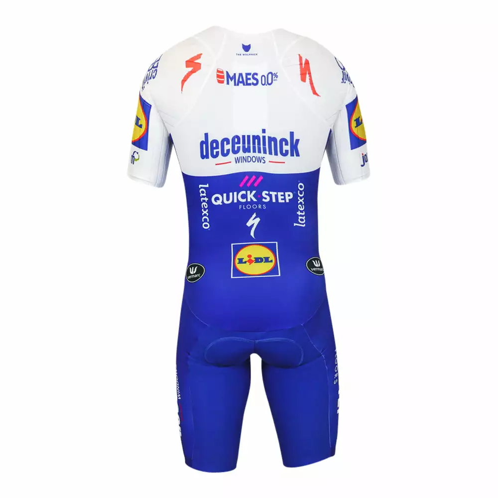 Vermarc Short Sleeve Skinsuit - Deceuninck Quick-Step - Billede 3